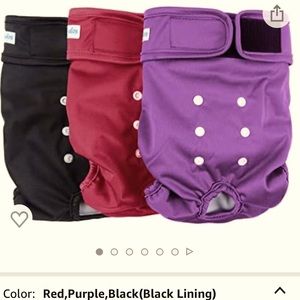 Female Doggie Diapers, XL, 3 pack